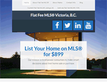 Tablet Screenshot of flatfeelistvictoria.com